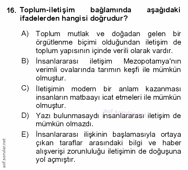 Soru 16
