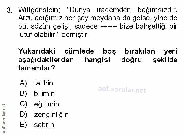 Soru 3