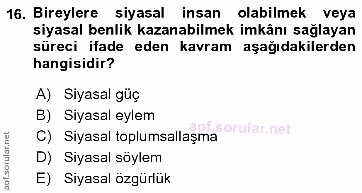 Soru 16