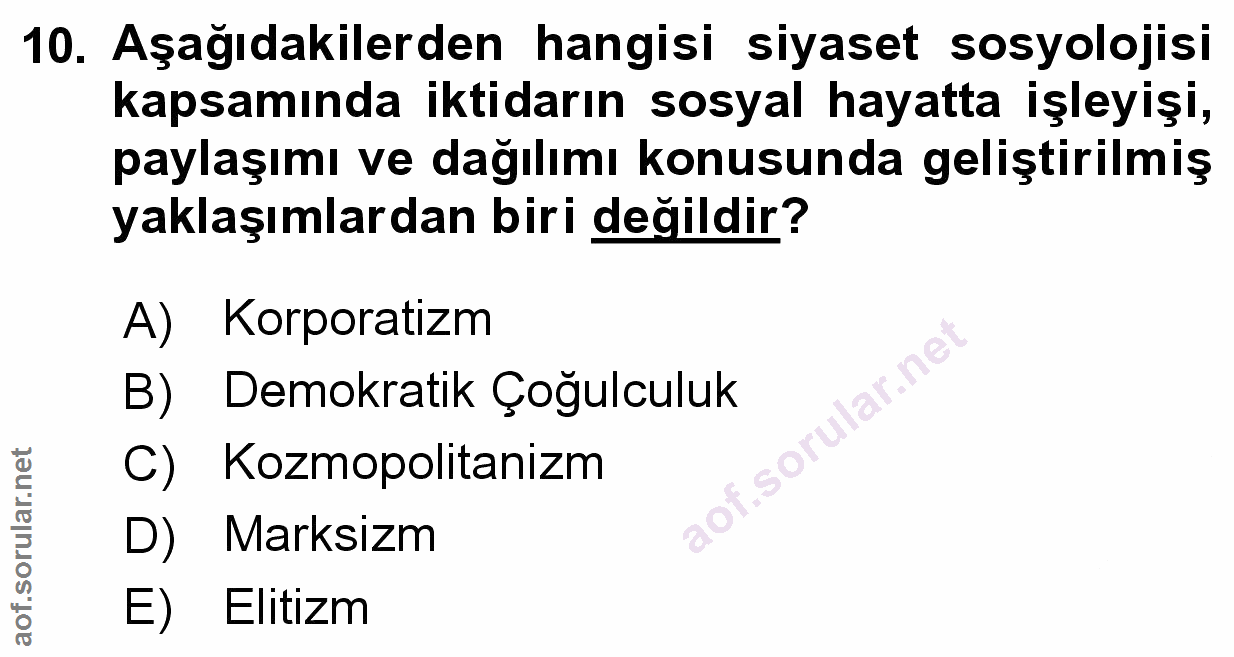 Soru 10