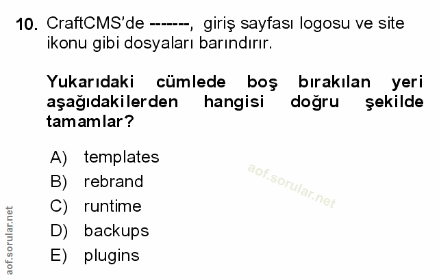 Soru 10