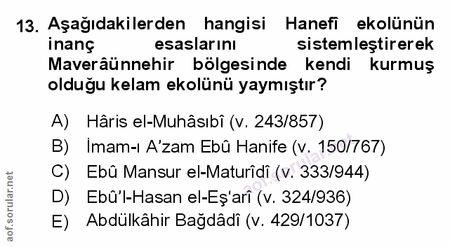 Soru 13