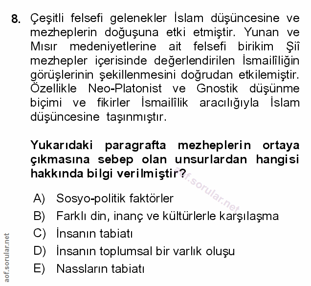 Soru 8