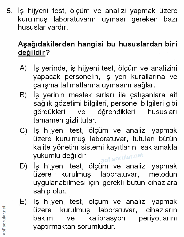 Soru 5