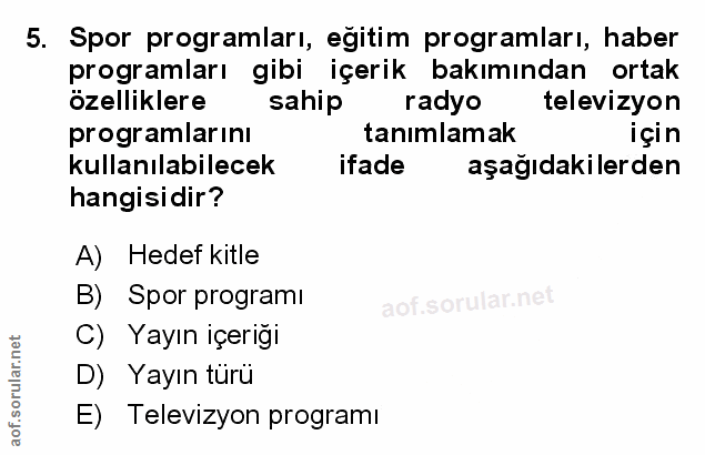 Soru 5