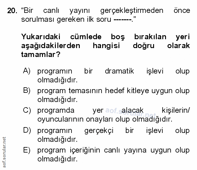Soru 20