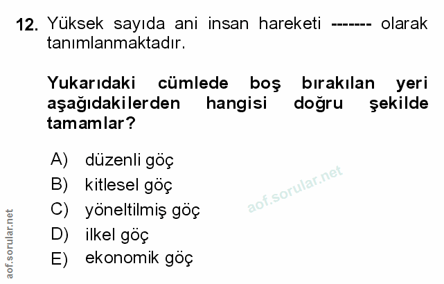 Soru 12