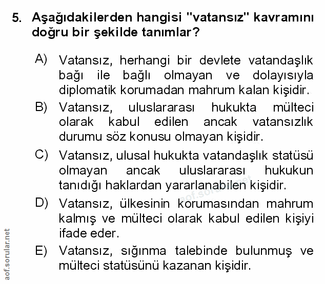 Soru 5