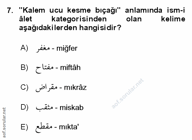 Soru 7