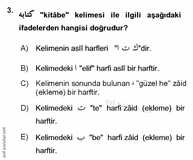 Soru 3