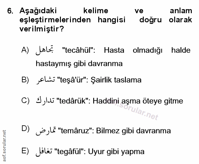 Soru 6