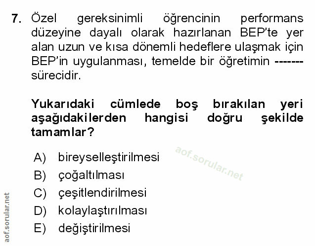 Soru 7