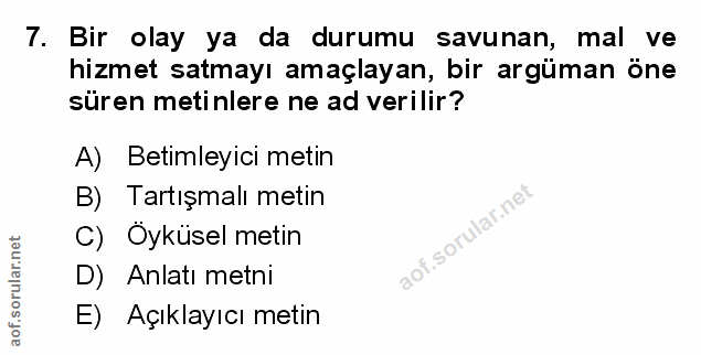 Soru 7