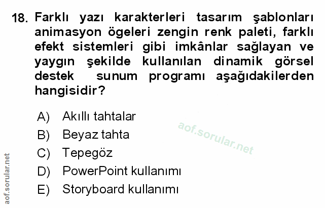 Soru 18