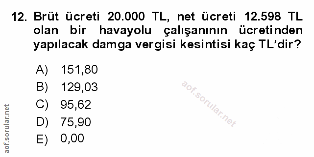 Soru 12