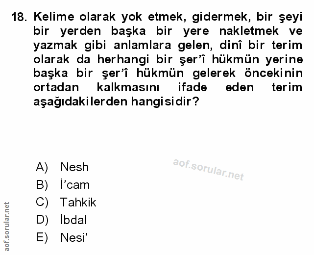 Soru 18