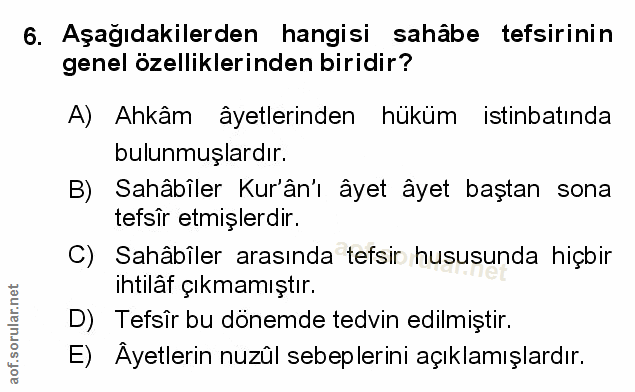 Soru 6