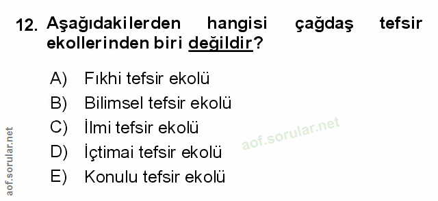 Soru 12