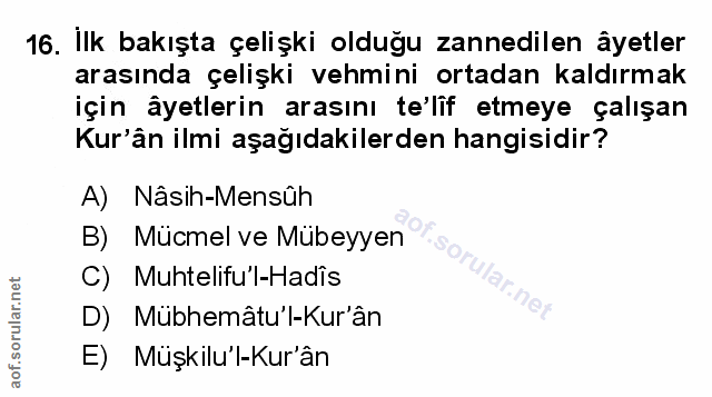 Soru 16
