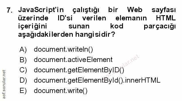 Soru 7