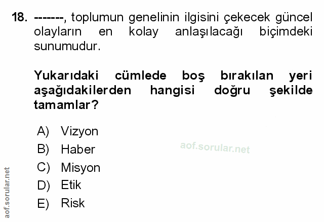 Soru 18