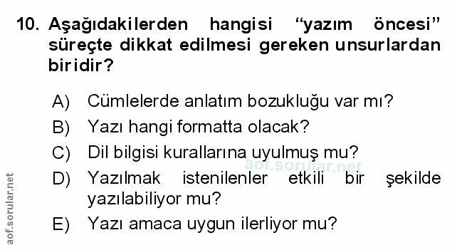 Soru 10