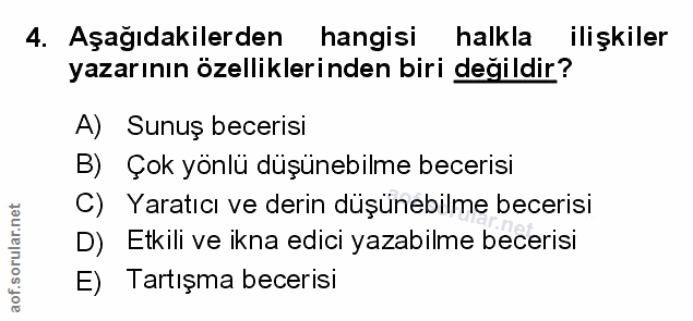 Soru 4