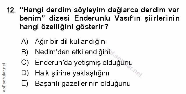 Soru 12
