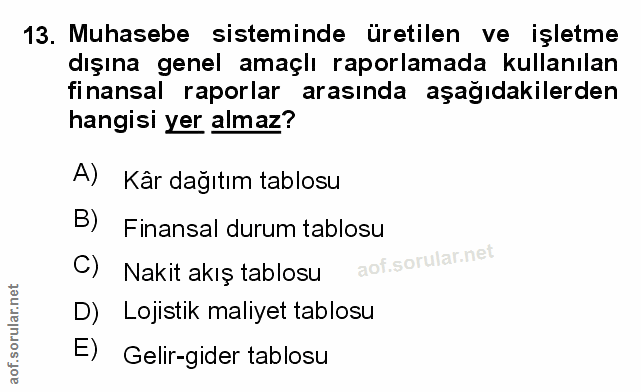 Soru 13