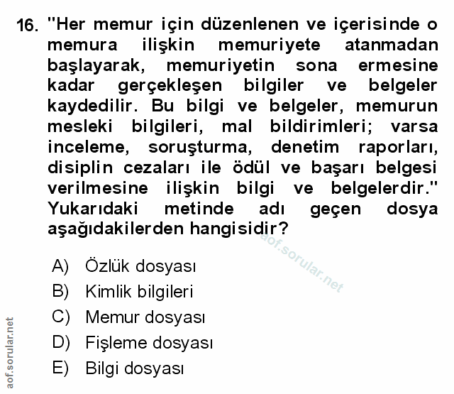 Soru 16