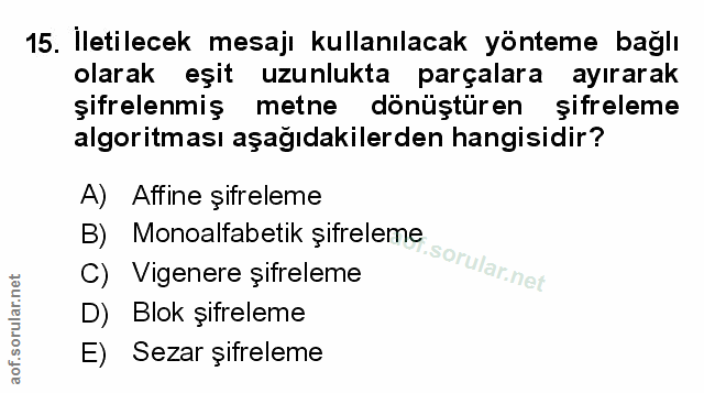 Soru 15