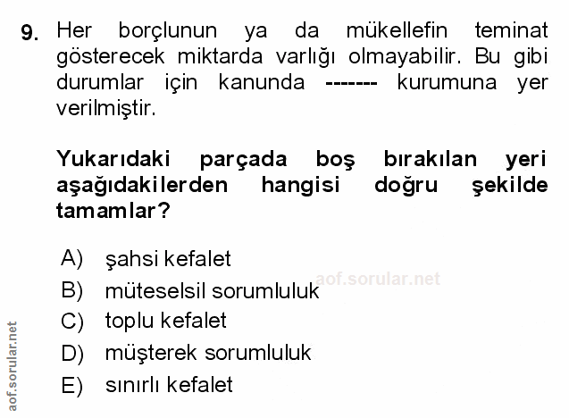 Soru 9