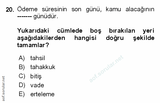 Soru 20