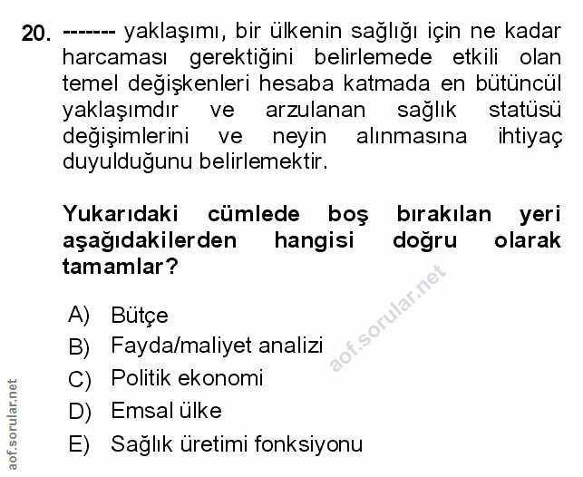 Soru 20