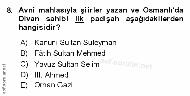 Soru 8