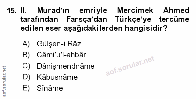 Soru 15