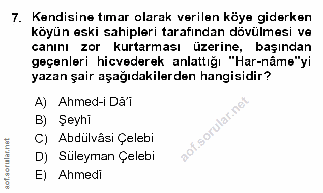 Soru 7