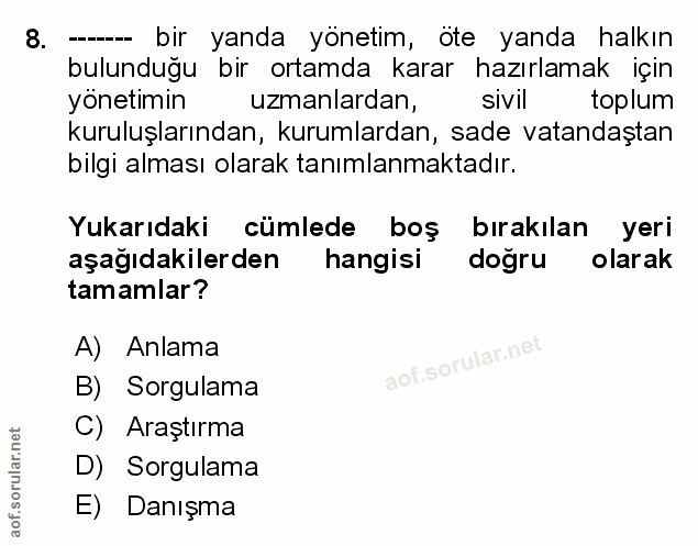 Soru 8
