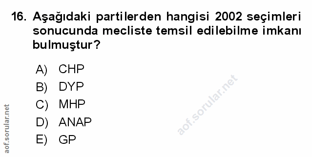 Soru 16
