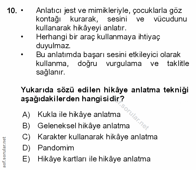 Soru 10