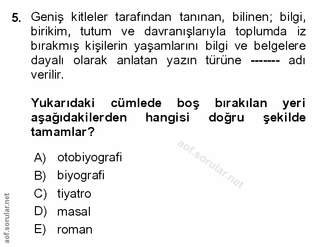 Soru 5