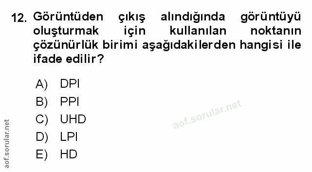 Soru 12