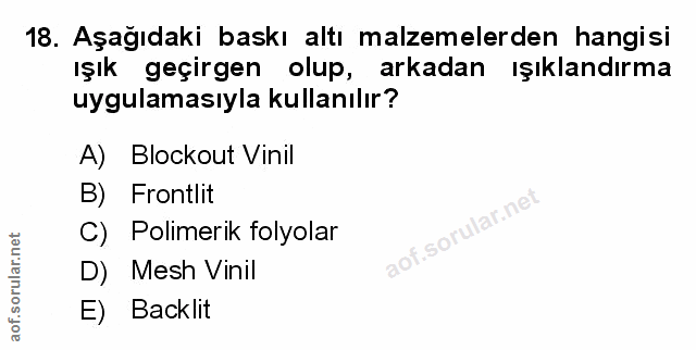 Soru 18