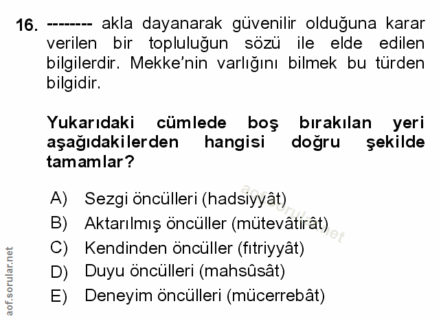 Soru 16