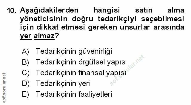 Soru 10