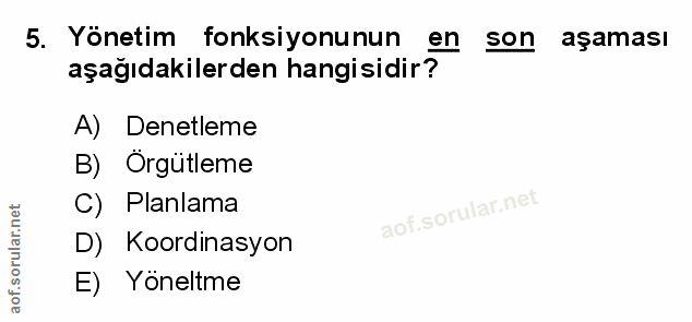 Soru 5