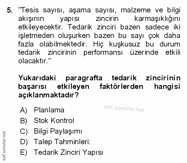 Soru 5