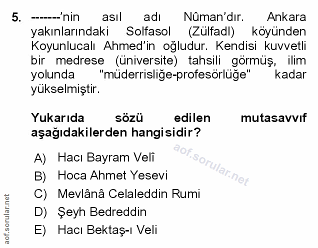 Soru 5
