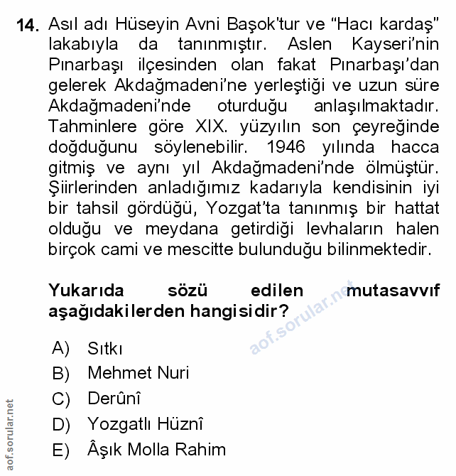 Soru 14