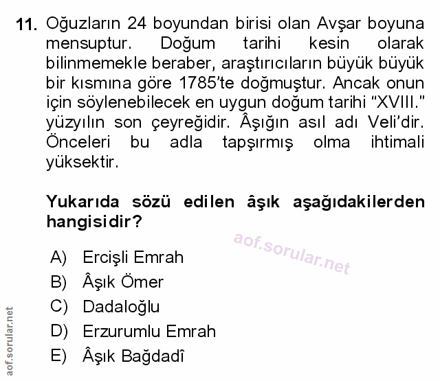 Soru 11